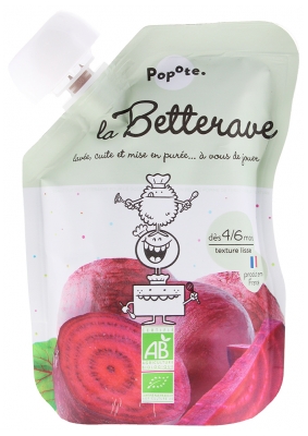 Popote Gourde La Betterave Purée Dès 4/6 Mois Bio 120 g