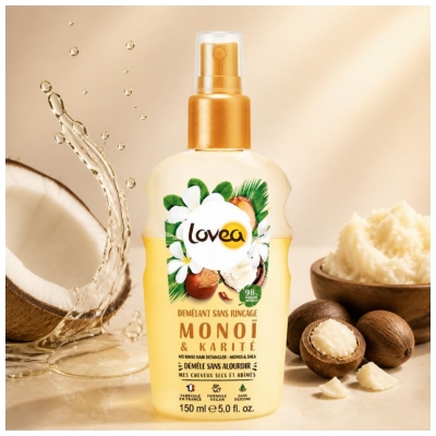 Lovea Detangente Senza Risciacquo Monoï e Karité 150 ml