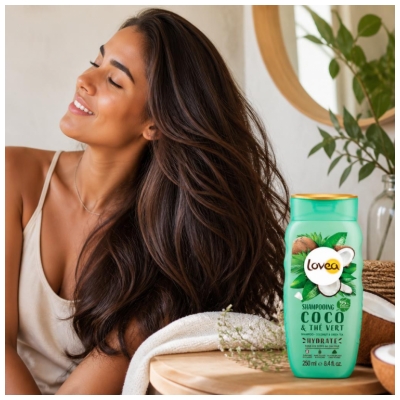 Lovea Šampon Kokos & Zeleni Čaj 250 ml