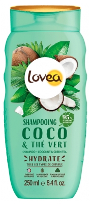 Lovea Shampoo Kokos & Grøn Te 250 ml