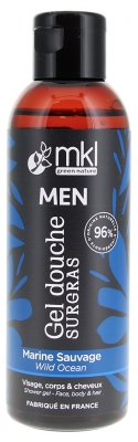 MKL Green Nature Men Gel Douche Surgras Marine Sauvage 100 ml