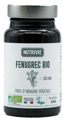 Nutrivie Bioloģiskais Fenugreks 60 Kapsulas