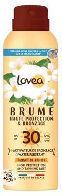 Lovea Nebel mit Hohem Schutz & Bräunung Monoï de Tahiti SPF30 150 ml