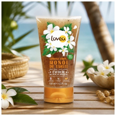 Lovea Exfoliërende Lichaamsscrub Monoï de Tahiti 150 ml