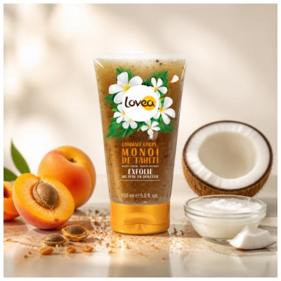 Lovea Exfoliërende Lichaamsscrub Monoï de Tahiti 150 ml