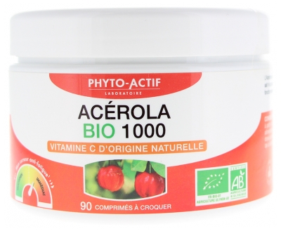 Phyto-Actif Acérola 1000 Bio 90 Comprimés