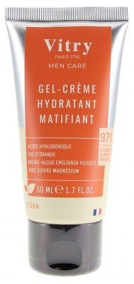 Vitry Men Care Gel-Crème Hydratant Matifiant 50 ml