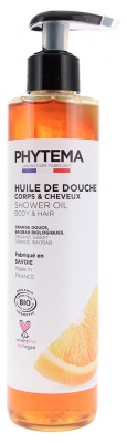 Phytema Huile de Douche Corps & Cheveux Bio 250 ml