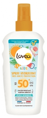 Lovea Kids Mitrinošs Aerosols Monoi no Tahiti Ļoti Augsta Aizsardzība SPF50+ 150 ml