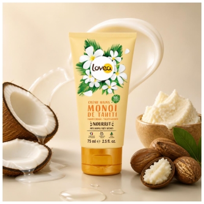 Lovea Cremă de Mâini Monoï de Tahiti 75 ml