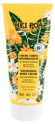 Hei Poa Nährende Körpercreme mit Monoï de Tahiti AO 200 ml