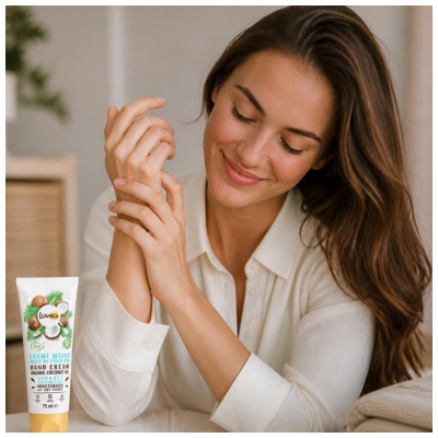 Lovea Organic Coconut Oil Hand Cream 75 ml