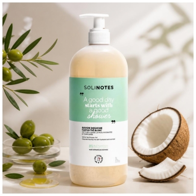 Solinotes Tè Bianco Sapone Doccia 1 Litro