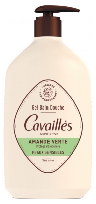 Cavaillès Gel Bain Douche Peaux Sensibles Amande Verte 1 L