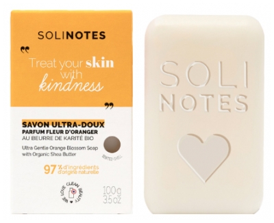 Solinotes Fleur d'Oranger Savon Solide Ultra-Doux 100 g