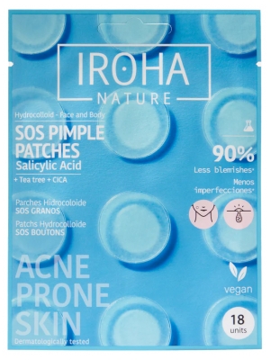 Iroha Nature Patchs SOS Boutons 18 Patchs