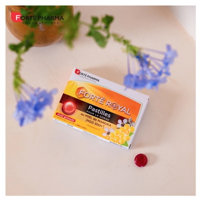 Forté Pharma Pastillas de Miel de Manuka Para la Garganta 24 Pastillas Masticables