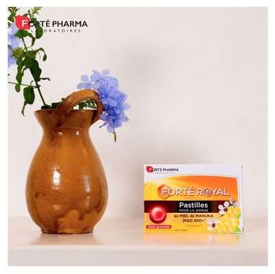 Forté Pharma Pastillas de Miel de Manuka Para la Garganta 24 Pastillas Masticables