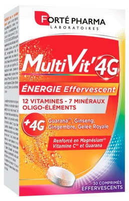 Forté Pharma MultiVit'4G Energie 30 Compresse Effervescenti