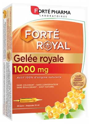 Fort	 Pharma	 Fort	 Royal	 L	 pt	 ro	 ie	 Regal	 1000	 mg	 20	 Fiole