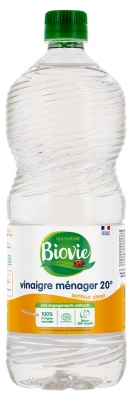 Biovie Vinaigre Ménager 20° 1 L - Parfum : Citron