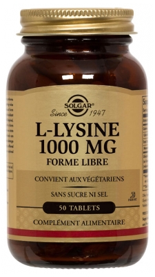 Solgar L-Lizin 1000 mg 50 Tablet