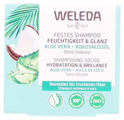 Weleda Shampoo Solido Idratazione e Lucentezza 50 g