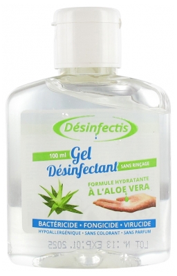 Désinfectis Desinficerande Gel Utan Sköljning med Aloe Vera 100 ml