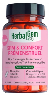 HerbalGem PMS & Premenstrual Comfort Organic 30 Capsule