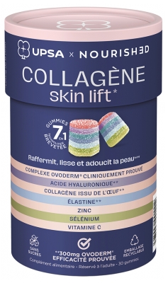 UPSA x Nourished Collagen Skin Lift 7-in-1 30 Gummies