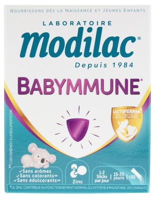 Modilac Babymmune 30 Pałeczek