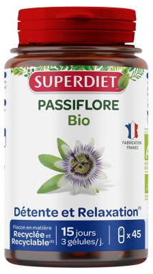 Superdiet Passiebloem Organisch 45 Capsules