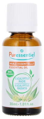 Puressentiel Bioloģiskā Eikalipta Radiata (Eucalyptus radiata) Ēteriskā Eļļa 30 ml