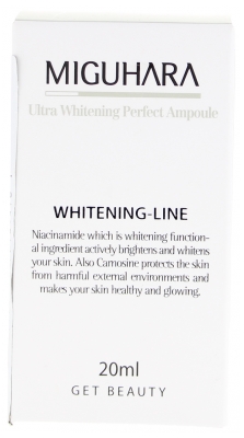 Miguhara Whitening Line Rozjaśniająca i Wybielająca Ampułka do Twarzy 20 ml