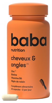 Baba Nutrition Cheveux et Ongles 60 Capsules