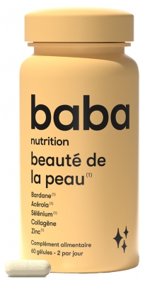 Baba Nutrition Beauté de la Peau 60 Gélules