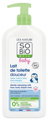 Léa Nature SO BIO étic Baby Lait de Toilette Douceur Bio 500 ml