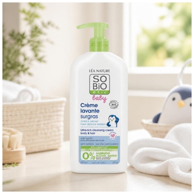 Léa Nature SO BIO étic Baby Organic Superfatted Cleansing Cream 500 ml
