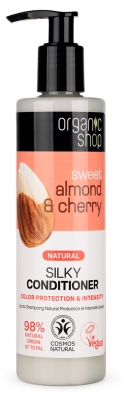 Organic Shop Natural Conditioner Protection and Color Intensity Almond and Cherry 280 ml