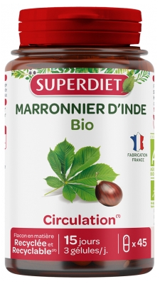 Superdiet Rosskastanie Bio 45 Kapseln