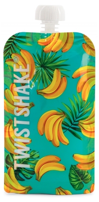 Twistshake Uudelleenkäytettävä Pussi Hedelmäkuvio 3 kpl x 220 ml