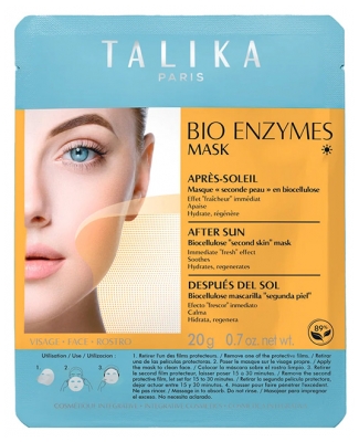 Talika Bio Enzymes Mask Masque Après-Soleil Seconde Peau 20 g