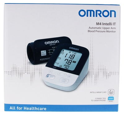 Omron Automatisches Manschetten-Blutdruckmessgerät M4 Intelli IT