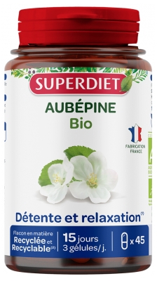 Superdiet Aubépine Bio 45 Gélules