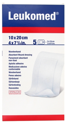 Essity Leukomed 5 Non-Woven Absorbent Dressings 10 x 20cm