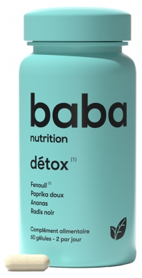 Baba Nutrition Organic Detox 60 Capsules