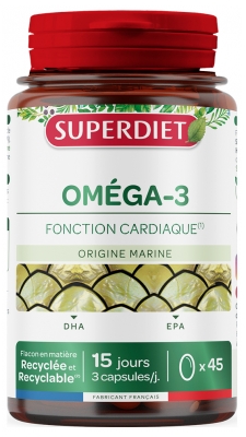 Superdiet Oméga 3 45 Capsules