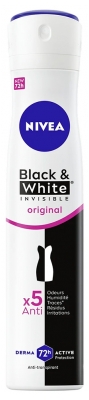 Nivea Blanco y Negro Invisible 72H Desodorante Antitranspirante Spray 250 ml