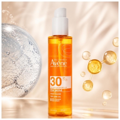 Avène Satin Finish Zonneolie SPF30 200 ml
