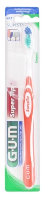 GUM SuperTip Spazzolino Medio 463 - Colore: Arancione